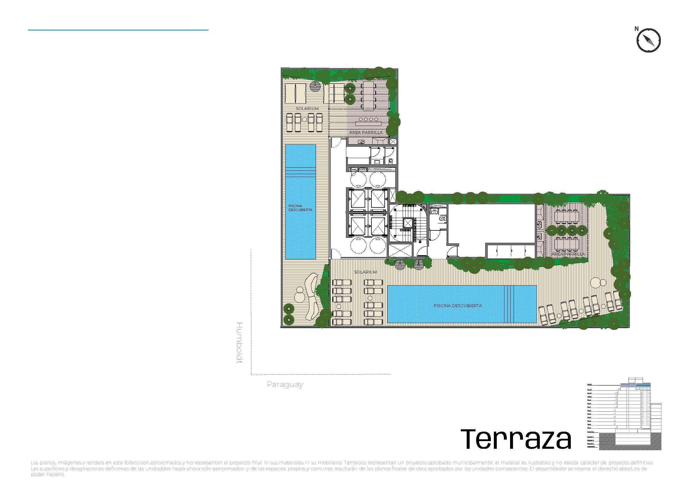 Paraguay y Humboldt  * 1º 4 – Suite DX – 2 amb. con amenities