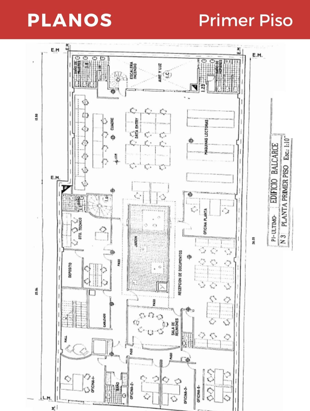 Balcarce 340 – Oficinas Sup. Total  2500 m². Precio  3.000.000. sin exp.. Cocheras.